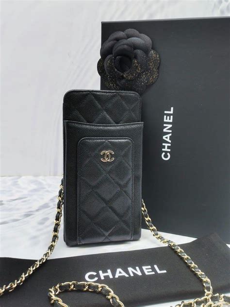 fake chanel phone case|chanel phone case with chain.